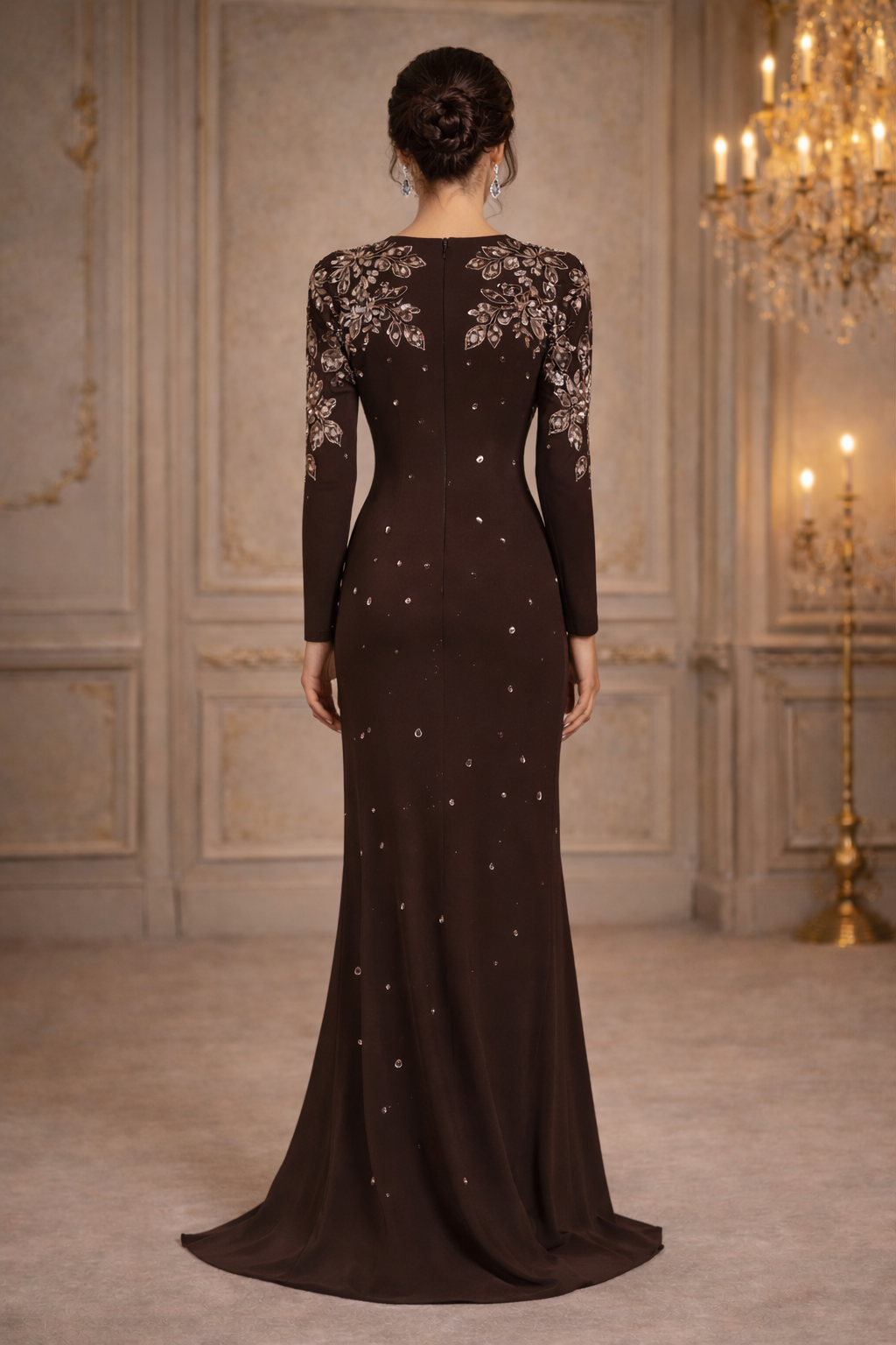 Cocoa Étoile Gown