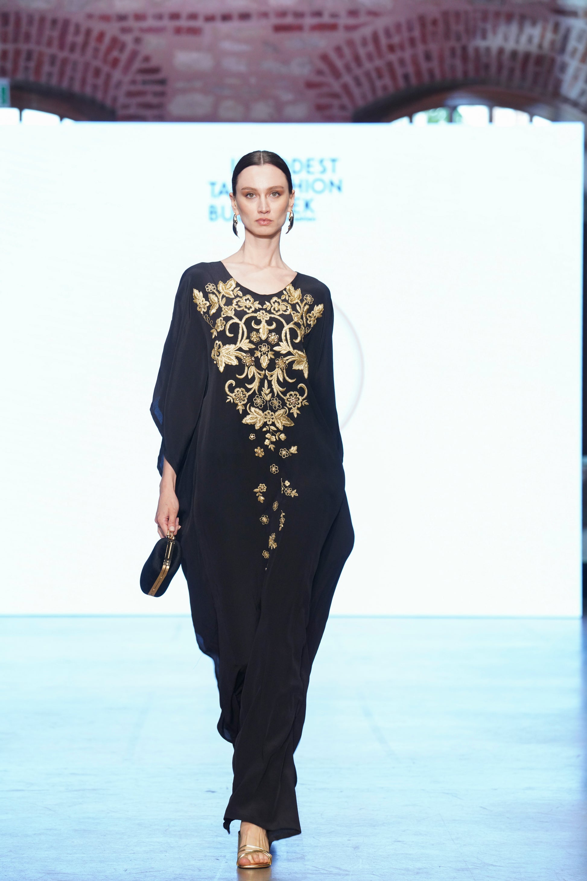 Crepe Silk Kaftan - MIRAH